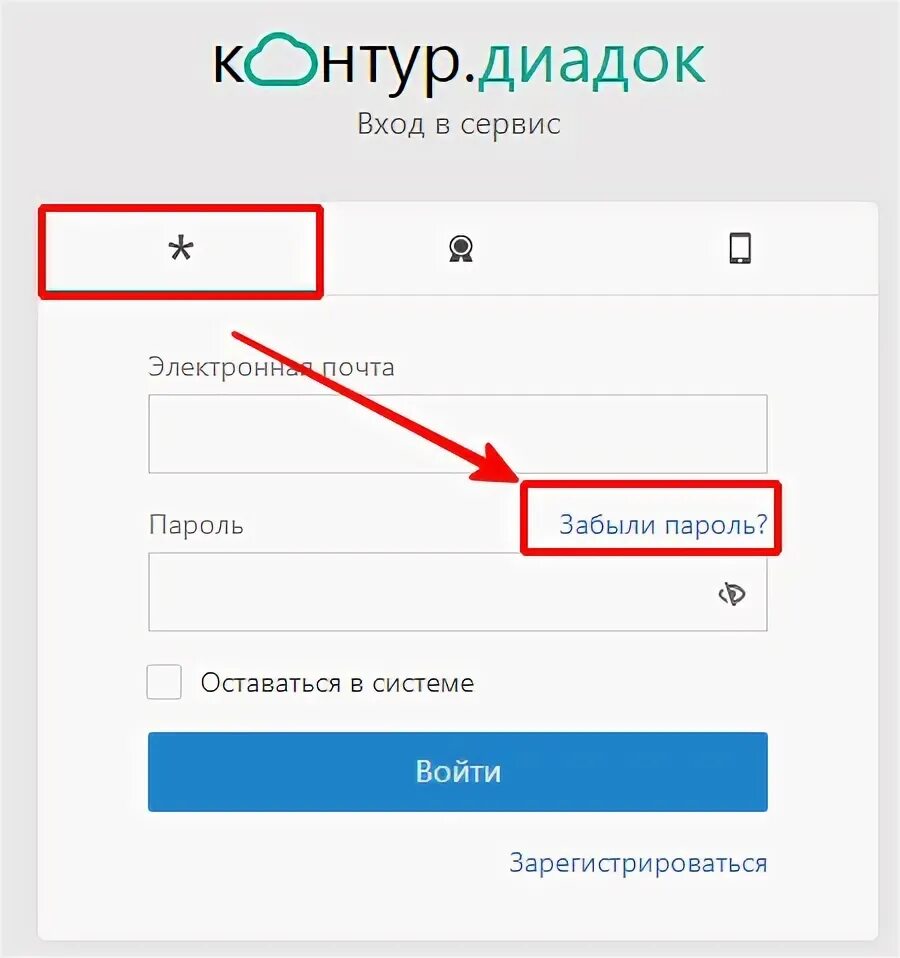 Контур диадок вход по сертификату