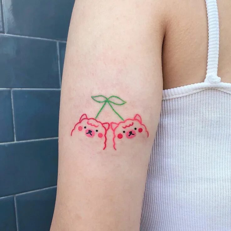 Милые татуировки. Маленькие цветные тату. Cute tattoo. Cute tattoo. Маленькая цветная тату.