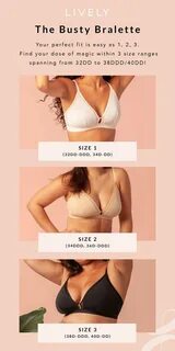 The Busty Bralette, $35; WEARLIVELY.COM Big bust babes / DD and DDD cup cre...