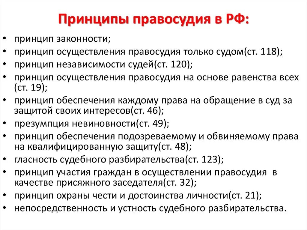 Принципами правосудия являются. Принципы осуществления правосудия в Российской Федерации. Перечислите конституционные принципы правосудия. Принципы правосудия в Конституции статьи. Принципы правосудия и их признаки кратко.