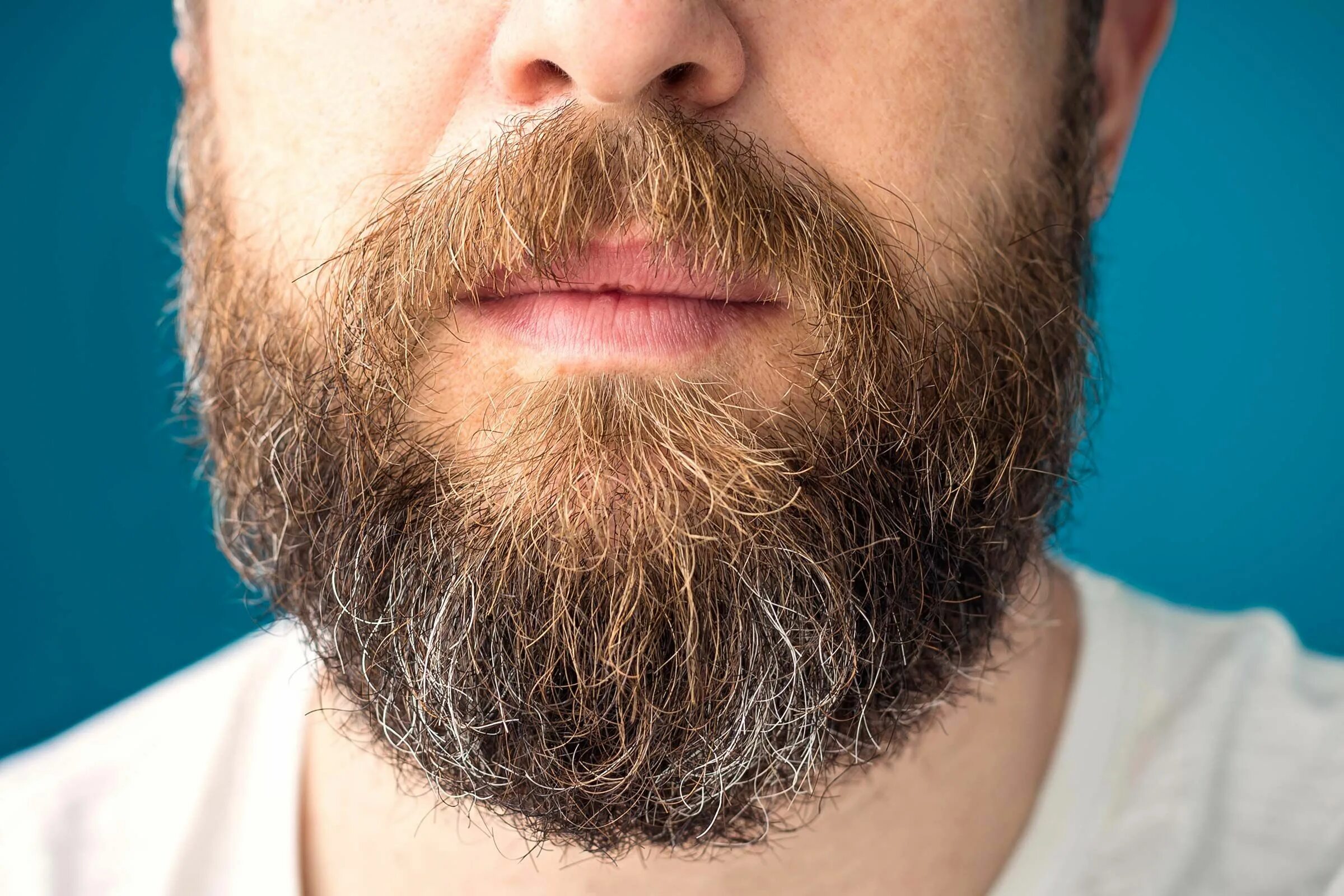 He has a beard
