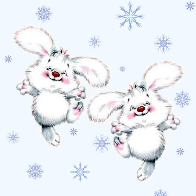 Новогодний зайчик. Зимний мультяшный зайчат. Зайчик в зимнем наряде. Зайчик мультяшный зима.