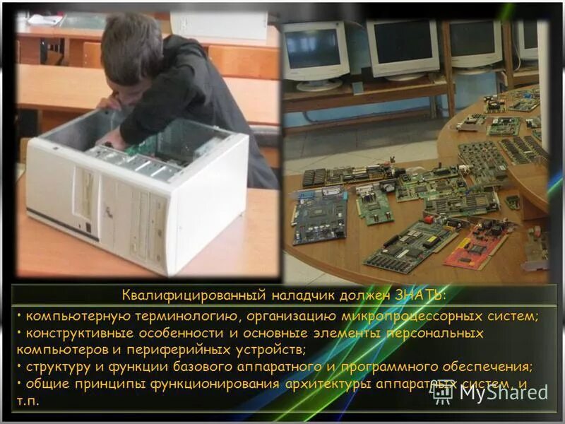 Профессия наладчик программного обеспечения. Профессия наладчик программного обеспечения