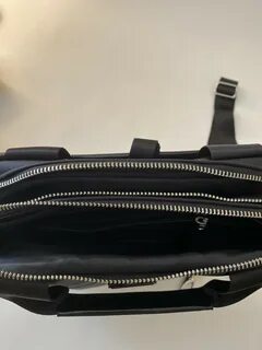 Сумка почтальона VanGoddy Melissa черная Prof для ноутбука планшета - подхо...