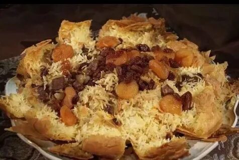 Шах плов с сухофруктами