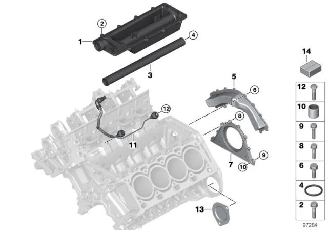 Крышки охлаждения двс n62b44 как поменять Webasto BMW 7 series (E65/E66), 3,6 л, 2002 года визит на сервис DRIVE2