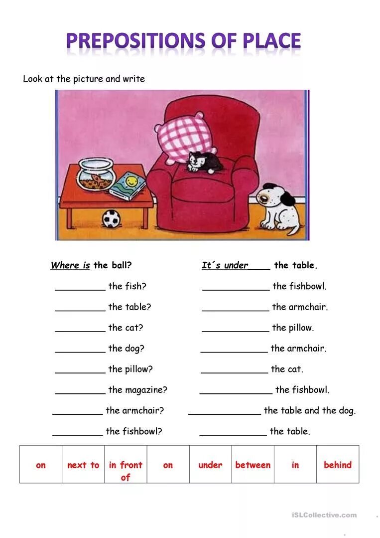 Write in was where. Предлоги места в английском Worksheets. Prepositions of place на английском. Предлоги в английском Worksheets. Worksheet prepositions of place английский.