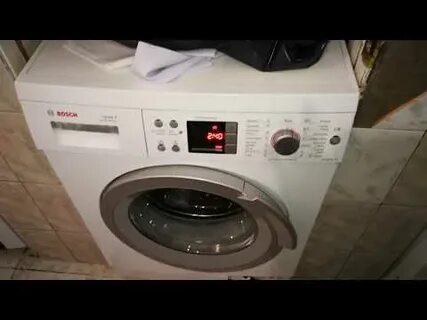 Машина включается bosch