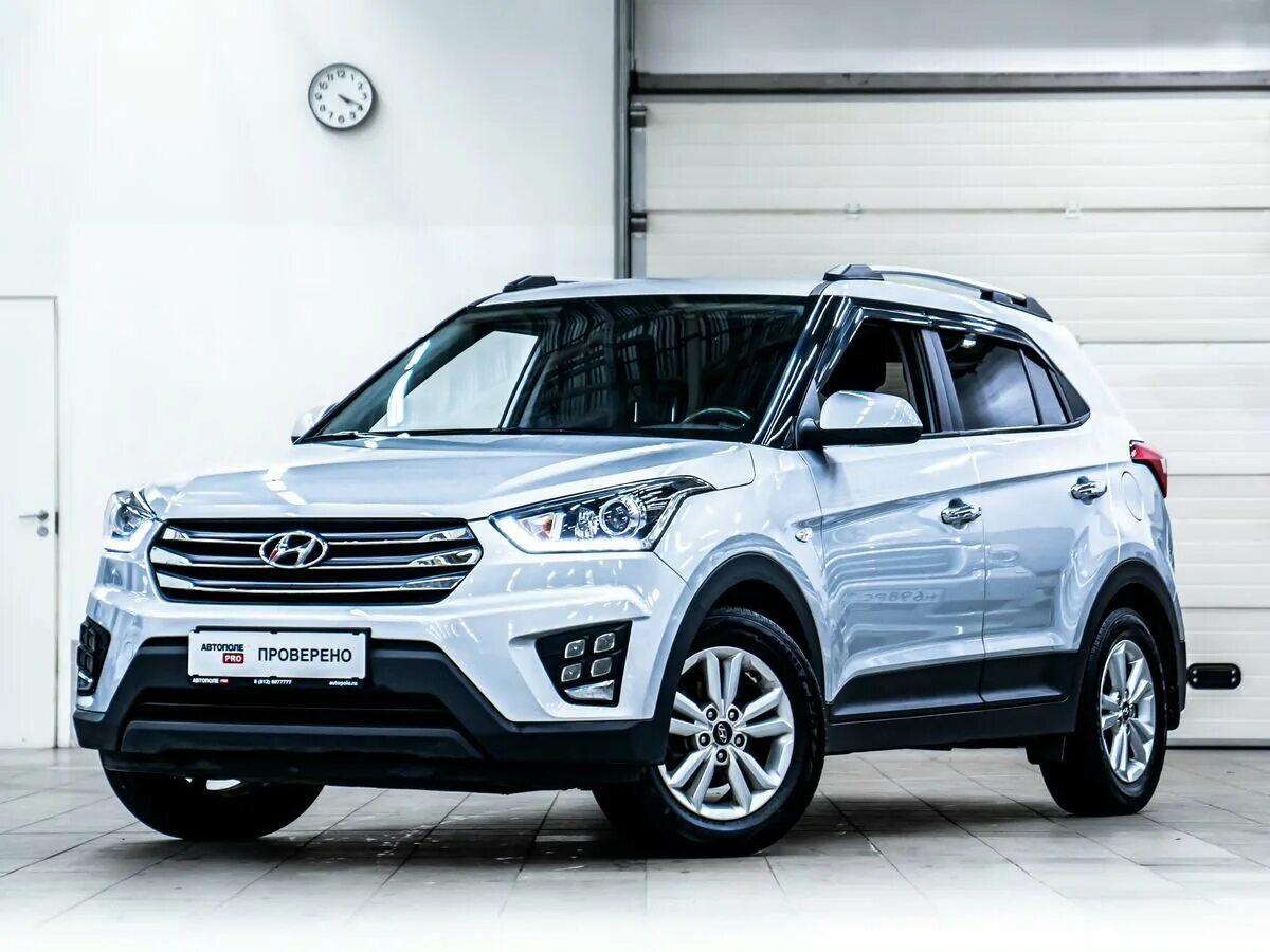 Hyundai Creta 2020 серый.