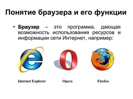 Какие элементы есть у любого браузера