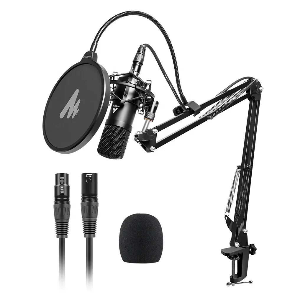 Лучшие xlr микрофоны. Микрофонный комплект maono au-a03. микрофон xlr конденсаторный. микрофон маоно ау а03. микрофон maono au-pm461tr.