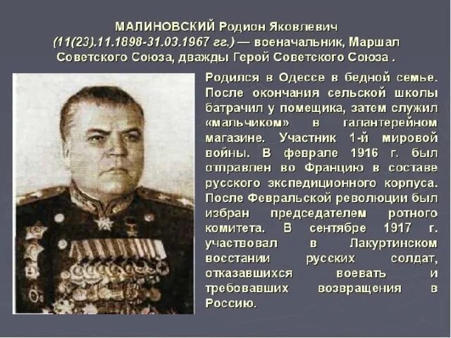 Кто командовал в великую отечественную