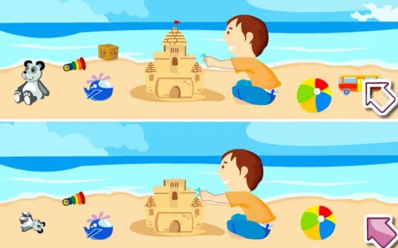 Find differences Summer. Find differences at the Beach. Пляж игра для детей дома. Spot the differences at the Beach for Kids.