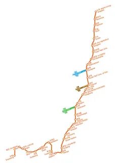 Карта метро пусана