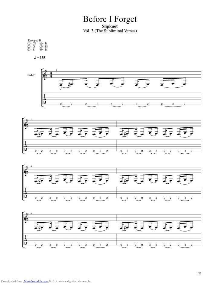 Slipknot before i forget tabs. Табы для электрогитары slipknot. before i forget slipknot tabs. slipknot ноты для фортепиано.