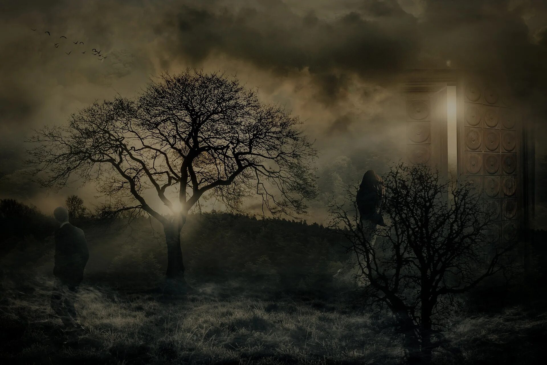 Мрачный пейзаж. Страница мистика. Пейзаж кладбища. Мистика картинки. Страница мистика.