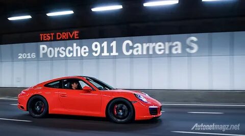 Porsche driving