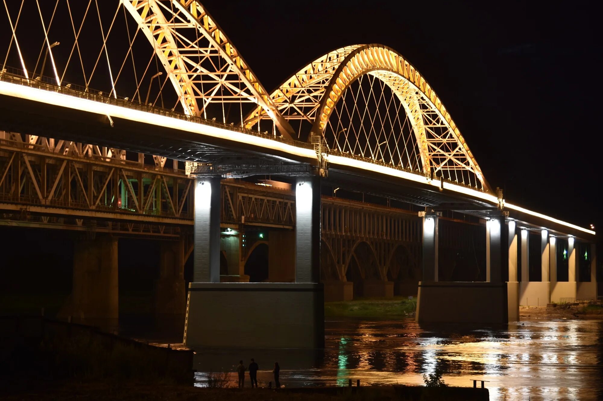 Мост через волгу в нижнем новгороде. Борский мост Нижний Новгород. Новый Борский мост в Нижнем Новгороде. Борский мост ночной. Второй Борский мост Нижний Новгород.