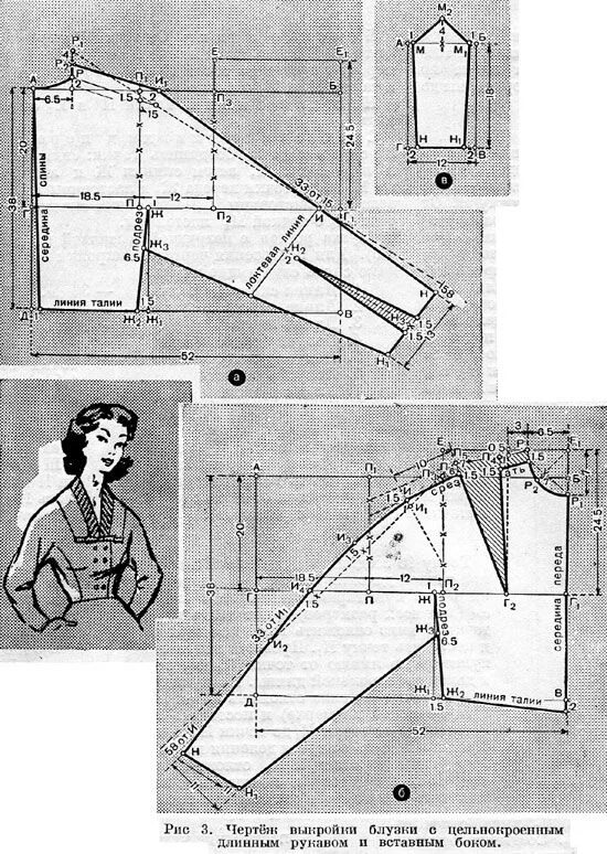 Выкройки блузок с длинным рукавом. Выкройка рубашки женской с длинным рукавом. Раскрой блузки с длинным рукавом. Выкройка блузки с длинным рукавом. Блузка с цельнокройным удлиненным рукавом.