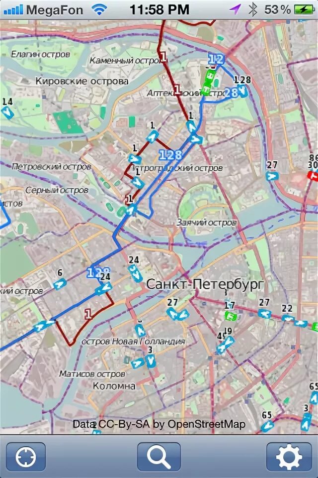 Построить маршрут общественным транспортом санкт петербург. Приложение транспорт СПБ.