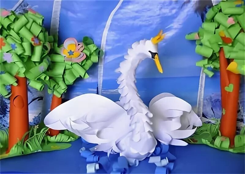 поделка сказочный герой. бумагопластика для дошкольников. бумажная пластика для детей. бумагопластика мастер класс. бумагопластика лицо.