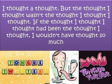 I think a thought but