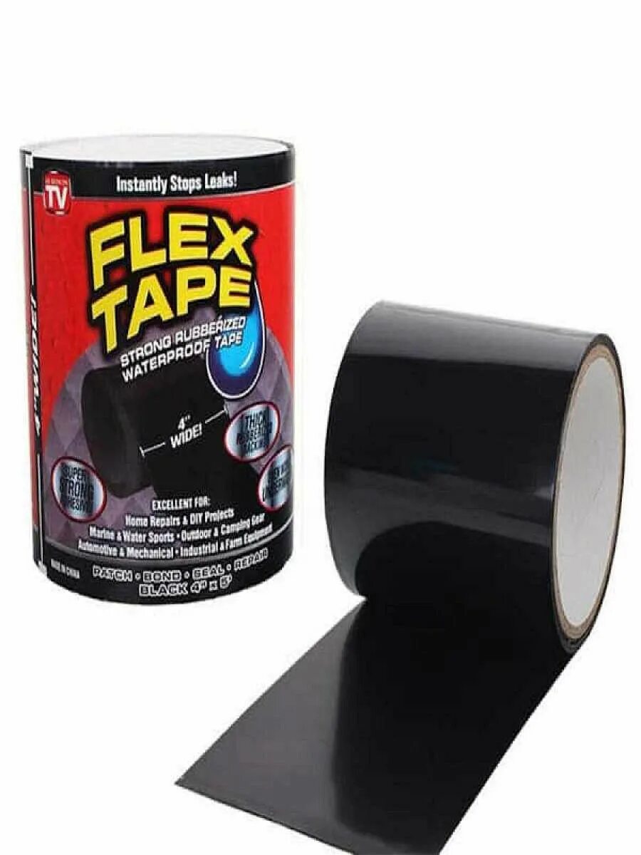 Применение flex tape. Сверхсильный скотч flex tape двухсторонний.