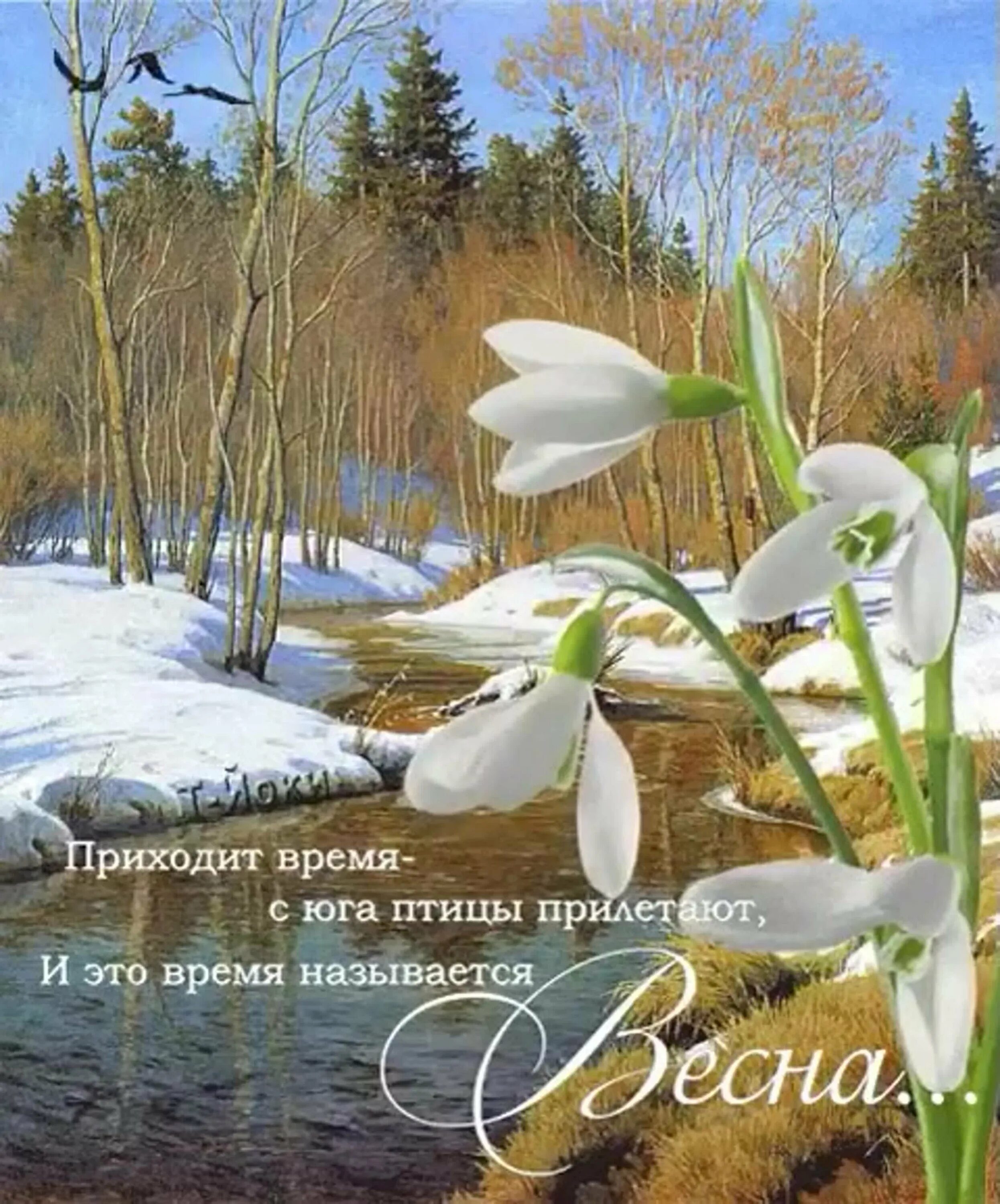 С первым днем весны картинки красивые необычные. Весенние открытки. Открытки с весной. Открытки с наступлением весны.