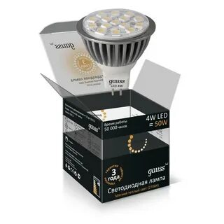 Лампа светодиодная gauss led