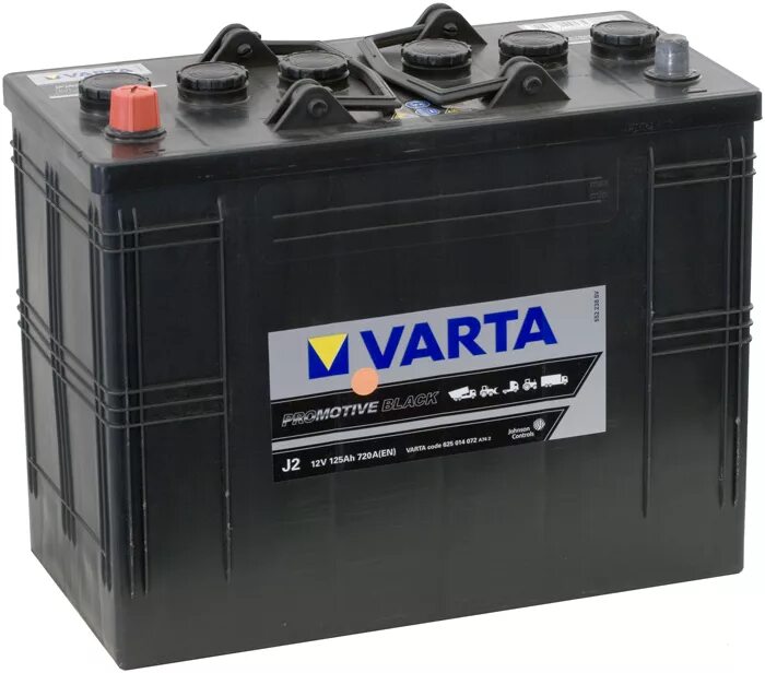 Аккумулятор varta прямая полярность. Акб 125 а/ч. аккумулятор varta promotive. акб 125ач varta. varta 625014072.