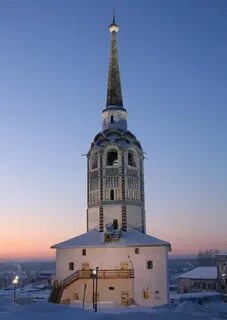 Колокольня в городе соликамске пермского края