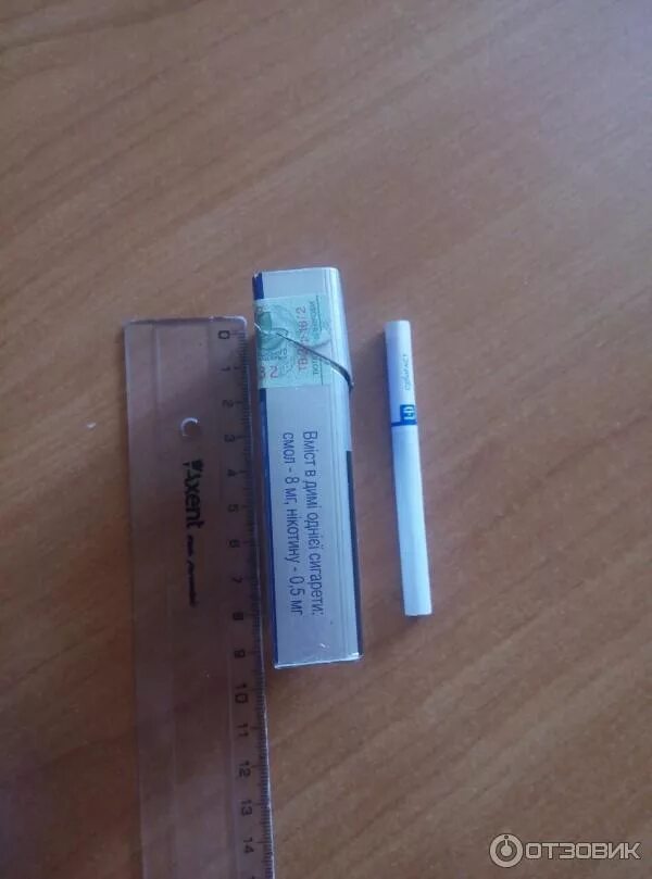 Сколько сантиметров сигарета