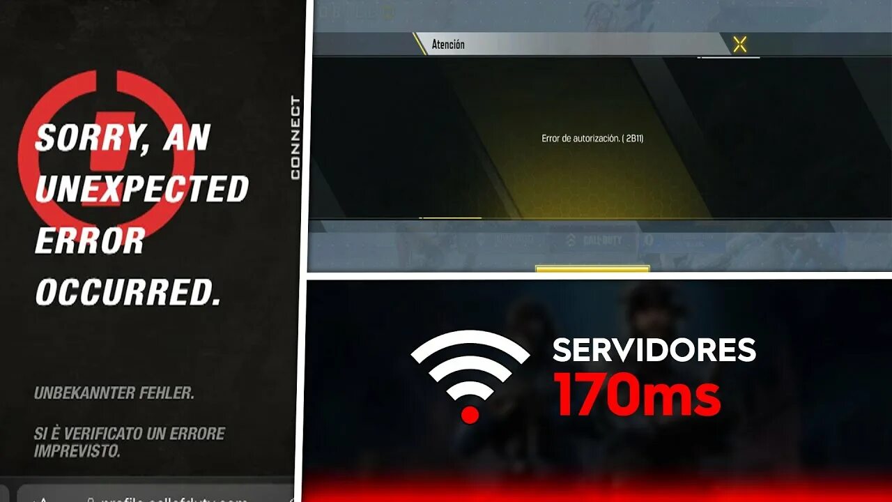 Call of duty mobile ошибка 2b11. Call of duty mobile ошибка 2b11