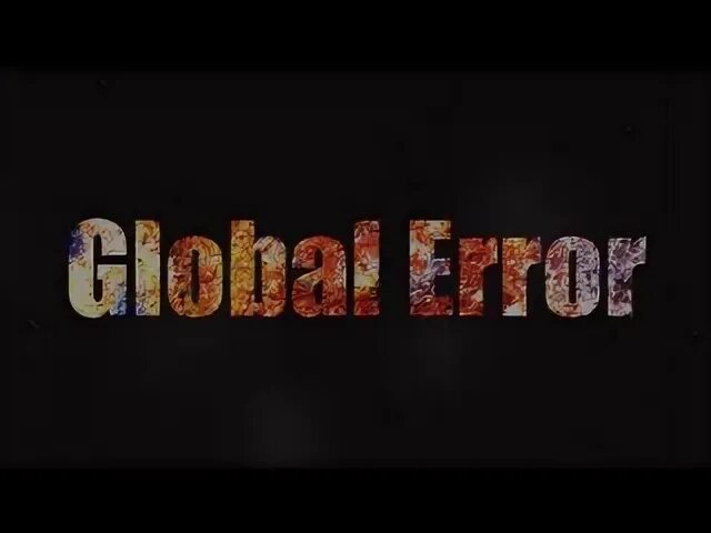Global error