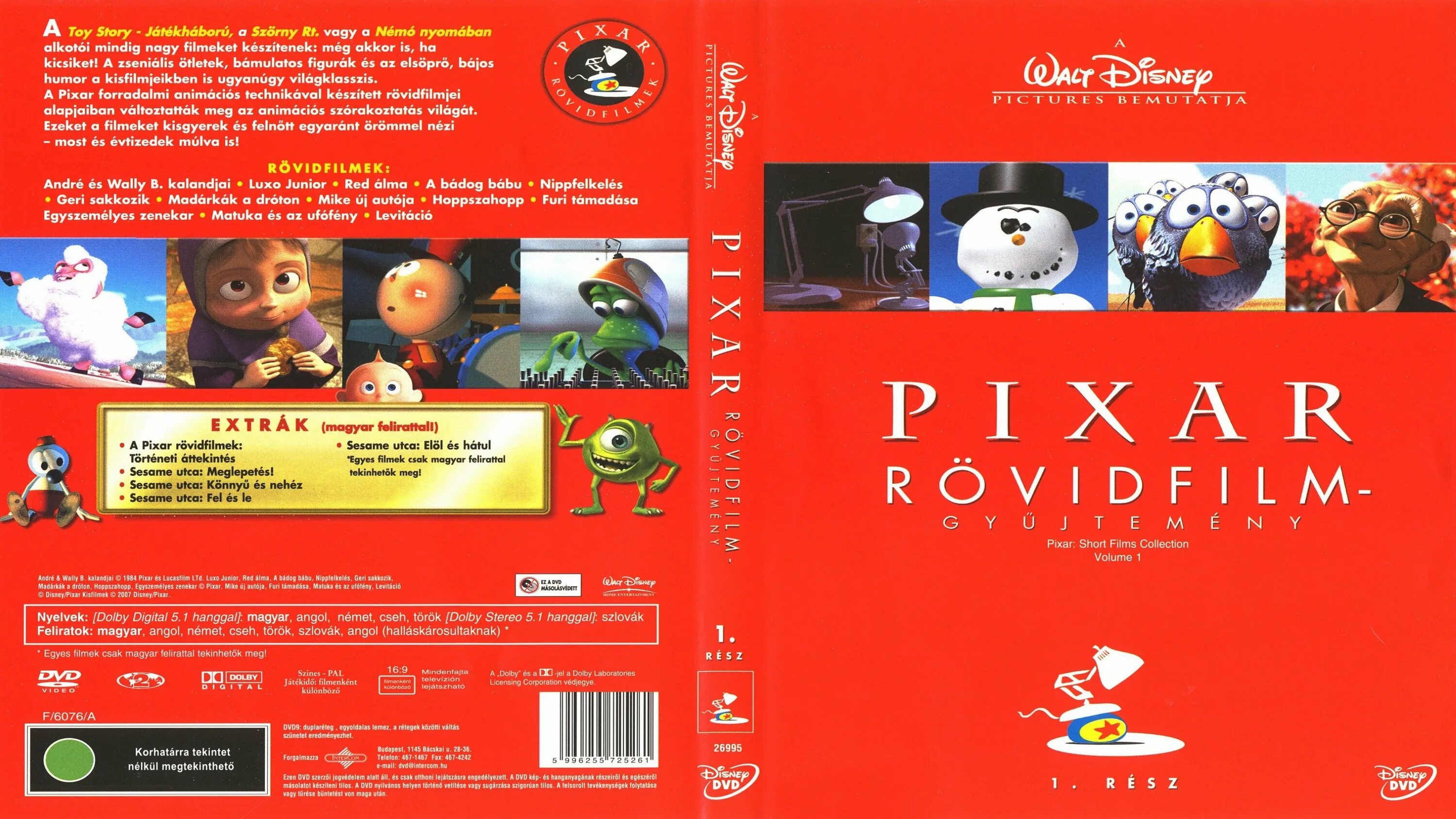 Pixar short films. Pixar short films collection 1. Pixar DVD. Short films collection