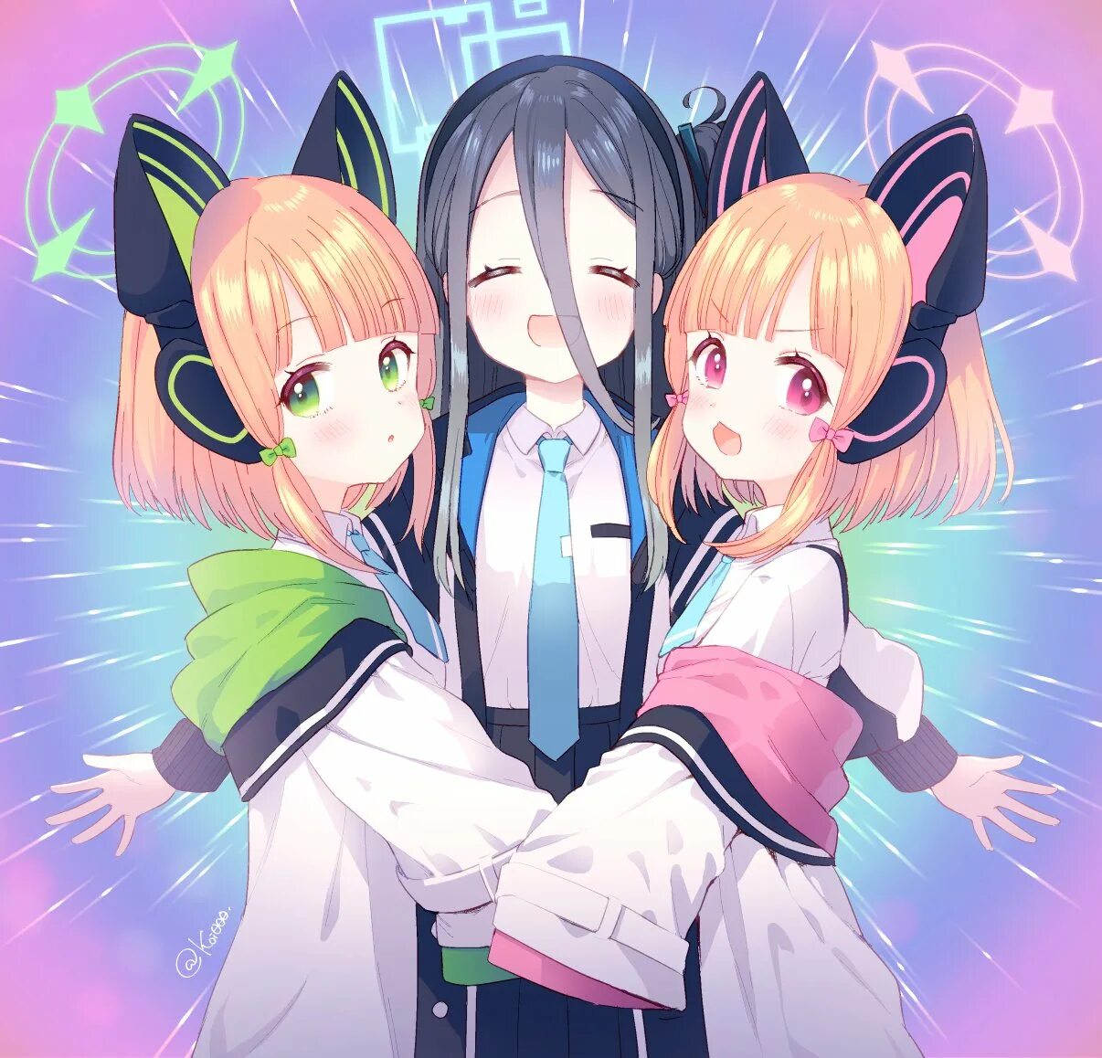 Blue archive manga. Blue archive momoi. blue archive midori. blue archive momoi midori. arisu (blue archive).