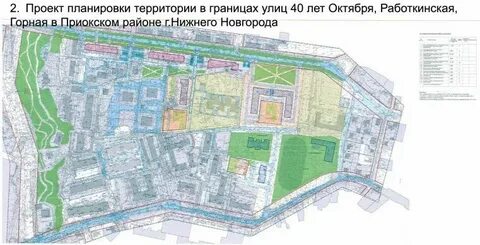 План застройки нижнего до 2030 года