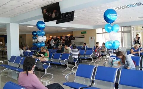 Зал вылетов международных