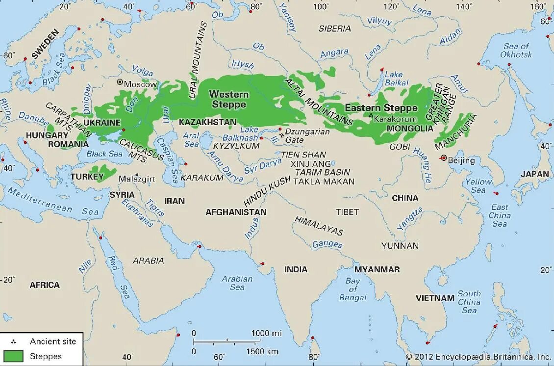 Самая большая степная территория европы