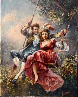 Картина качели