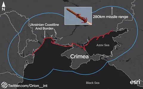 Дальность ракет украины
