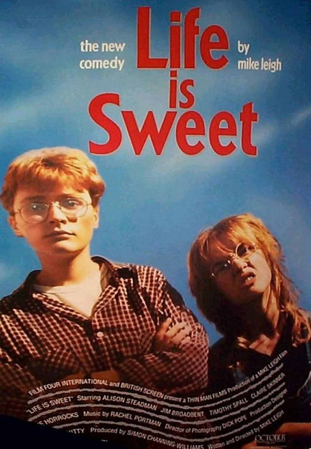 Life is sweet. Life is Sweet 1990. Сладости жизни 1990. Сладости в фильмах.