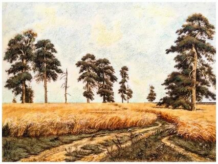 Картина рожь