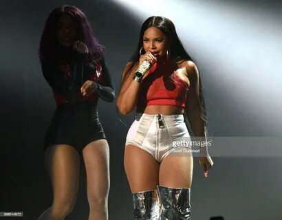 Singer Ashanti performs onstage during the Pain is Love tour at... 