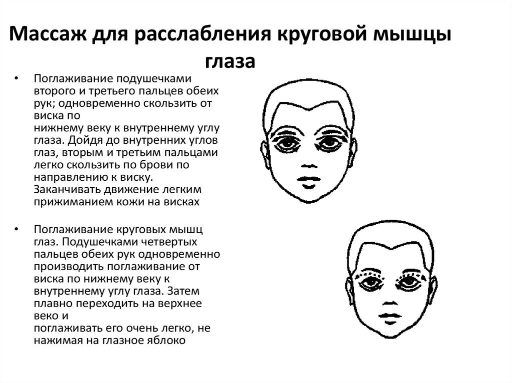 Какие точки зрения на причины и способы. Гимнастика для глаз для расслабления мышц глаз. Расслабление круговой мышцы глаза. Упражнения для расслабления мышц глаза. Массаж для расслабления мышц глаз.