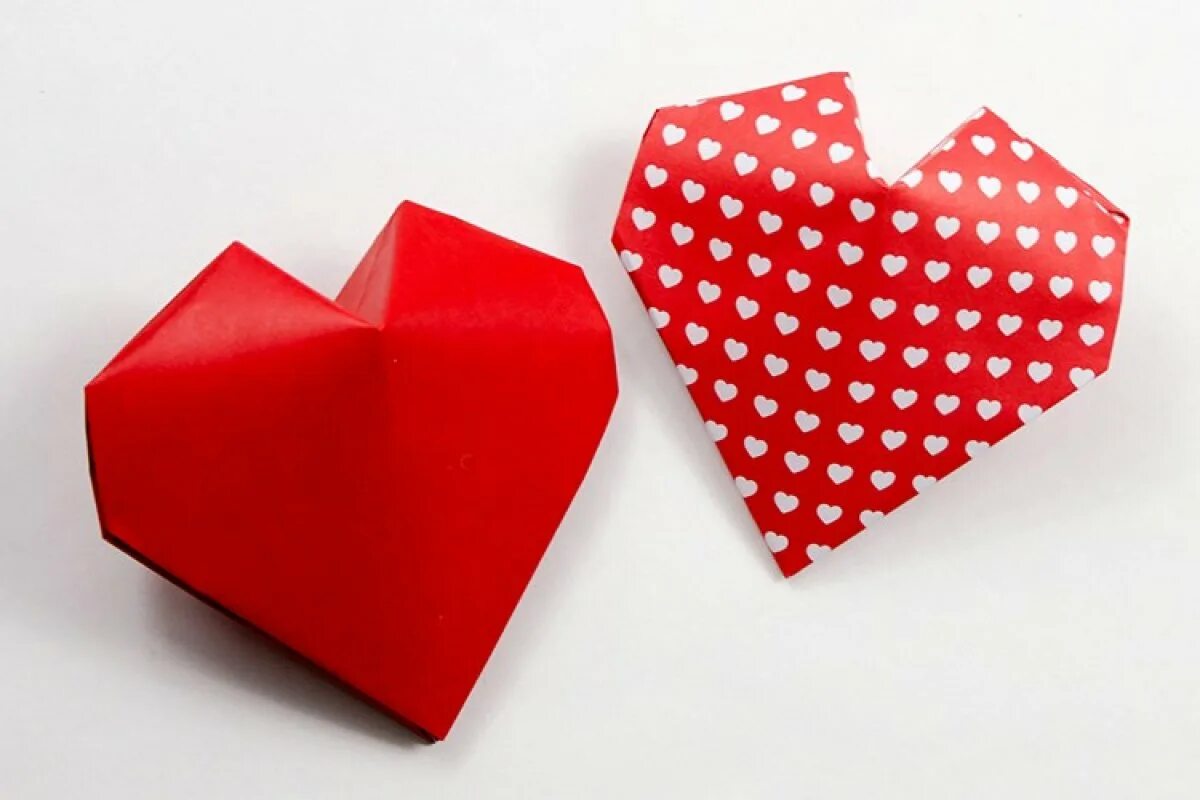 Легкие сердечки из бумаги. Сердечко из бумаги. Объемные сердечки. Оригами. Оригами сердечко.