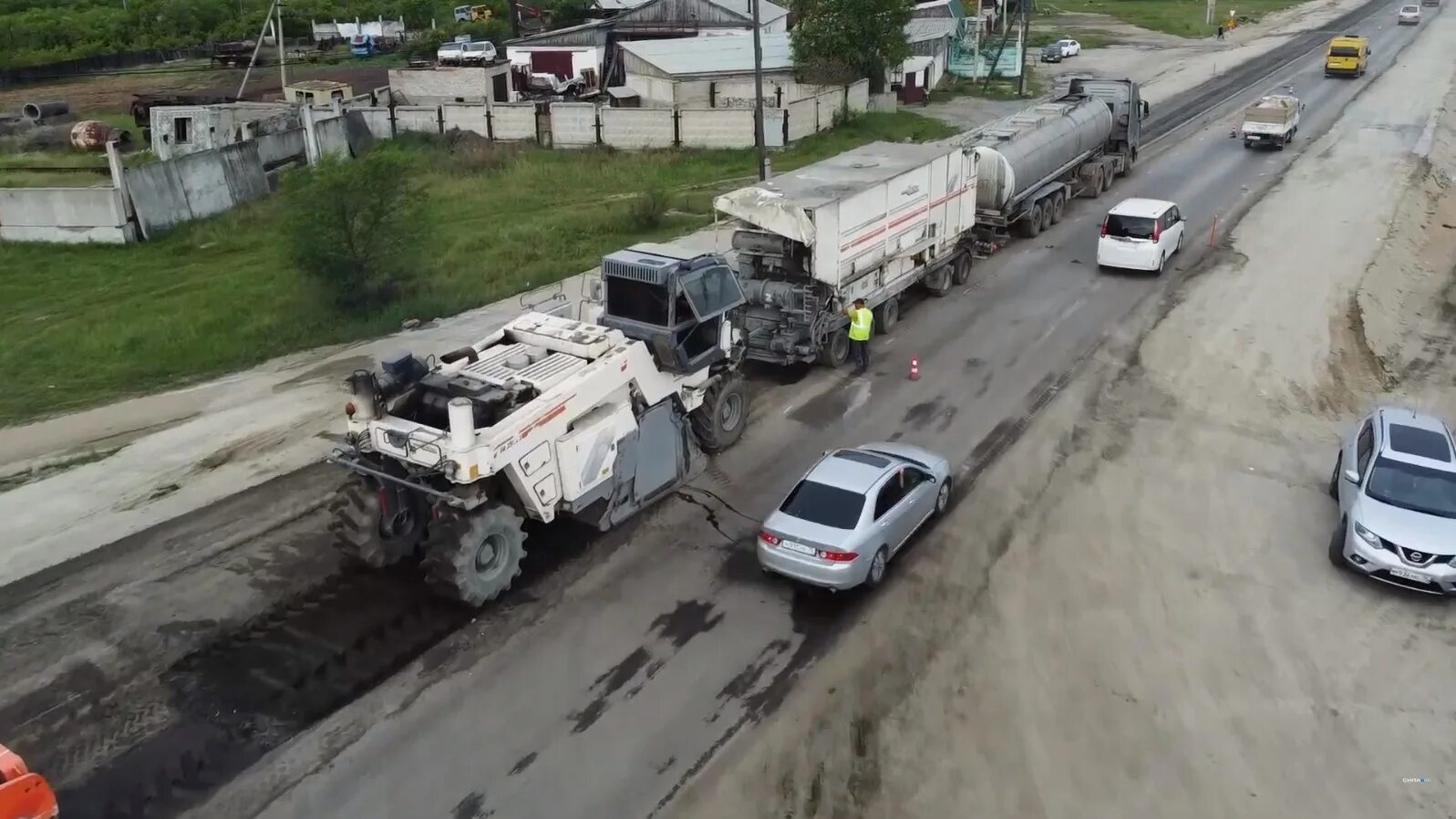 Аварии на дорогах 2022 в Чернышевске. Стройка дорог в городе.