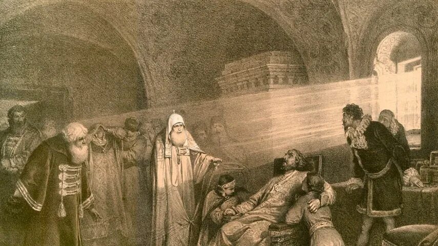Беременна ли годунова. Смерть бориса годунова фото. трупы в москве борис годунов. почему бориса годунова похоронили в сидячем положении.