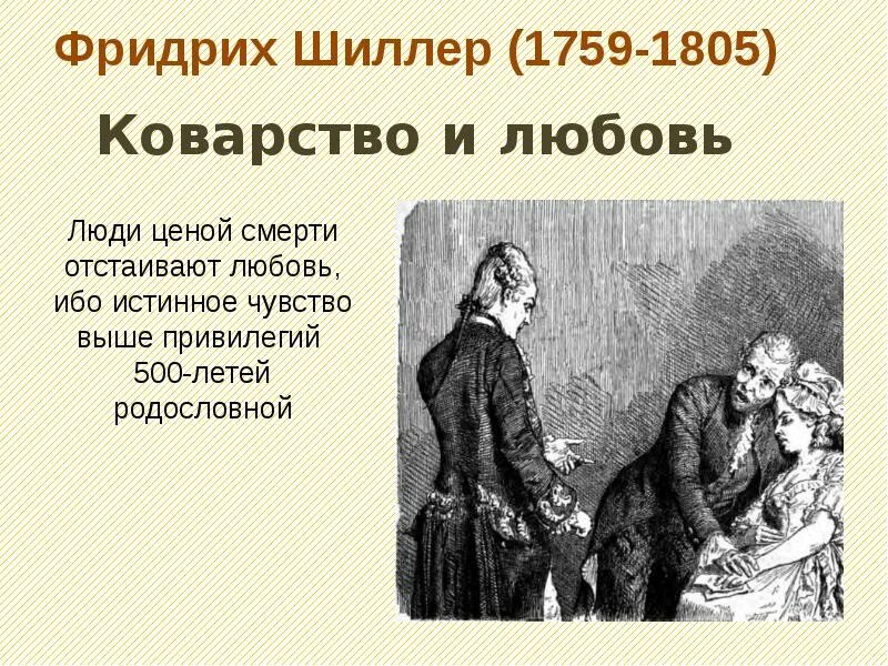 Произведения шиллера. Произведения шиллера
