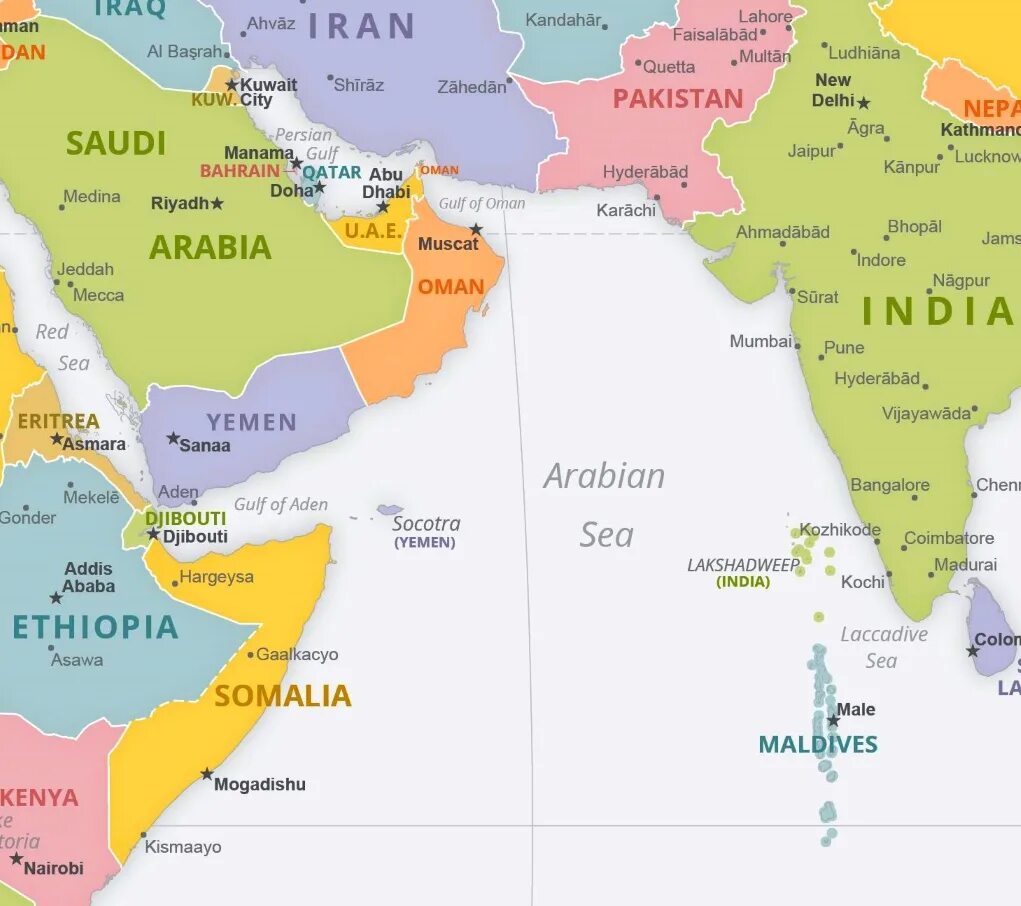 Аравийский какой океан. Аравийский полуостров на карте индийского океана. Сокотра Аравийское море. Аравийское море на карте Индии.
